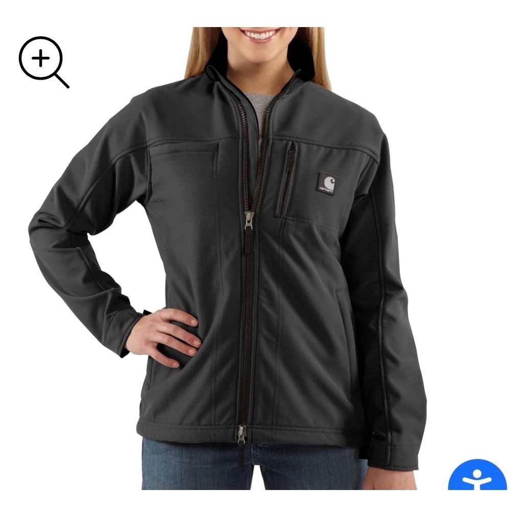 Carhartt Women's Soft Shell Jacket Black Sz S